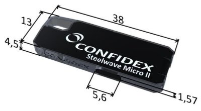 RFID метка NFC Confidex STEELWAVE MICRO II, NTAG213, 38x13x4.5 мм, 3001301